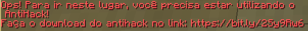 Message players receive when attempting to join certain worlds
without the mod-pack